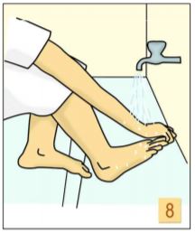 Laver les pieds
